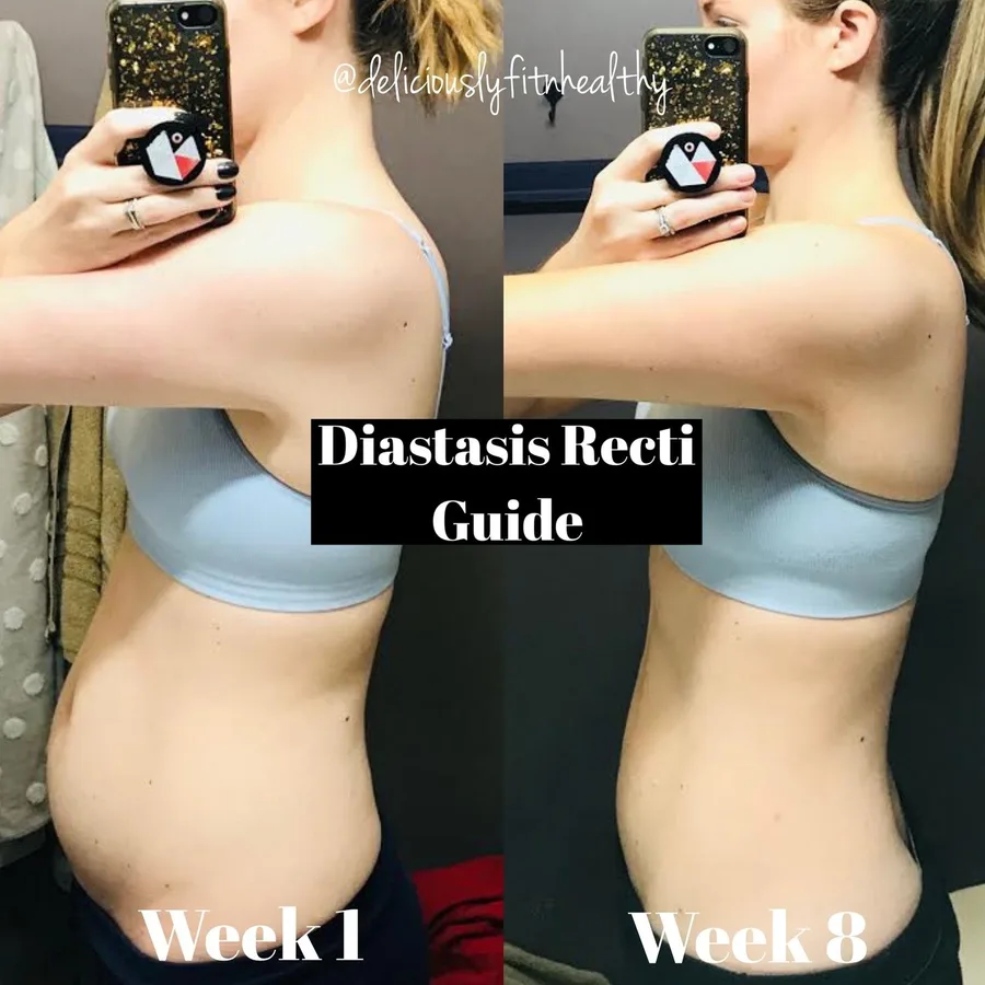 Brittni's week 1 to week 8 side-profile progress on the DR Core Guide